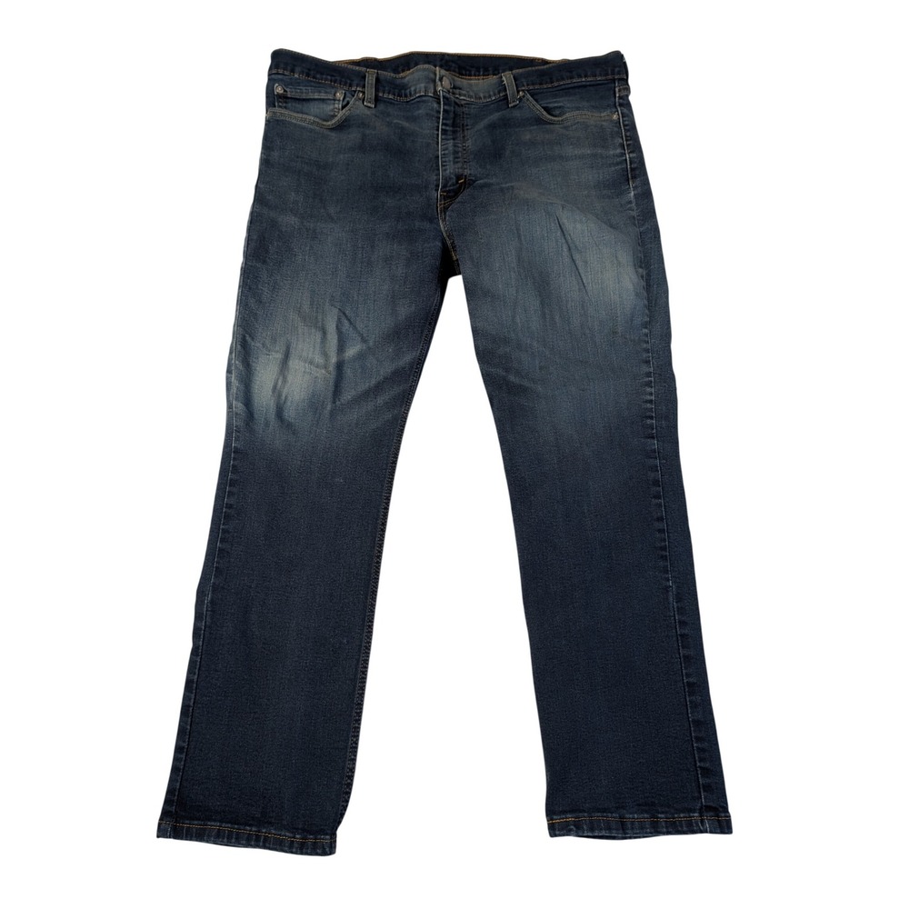 Levis 511 Slim Fit Jeans Mens 42x30 Dark Wash Stretch Denim Blue Pants
